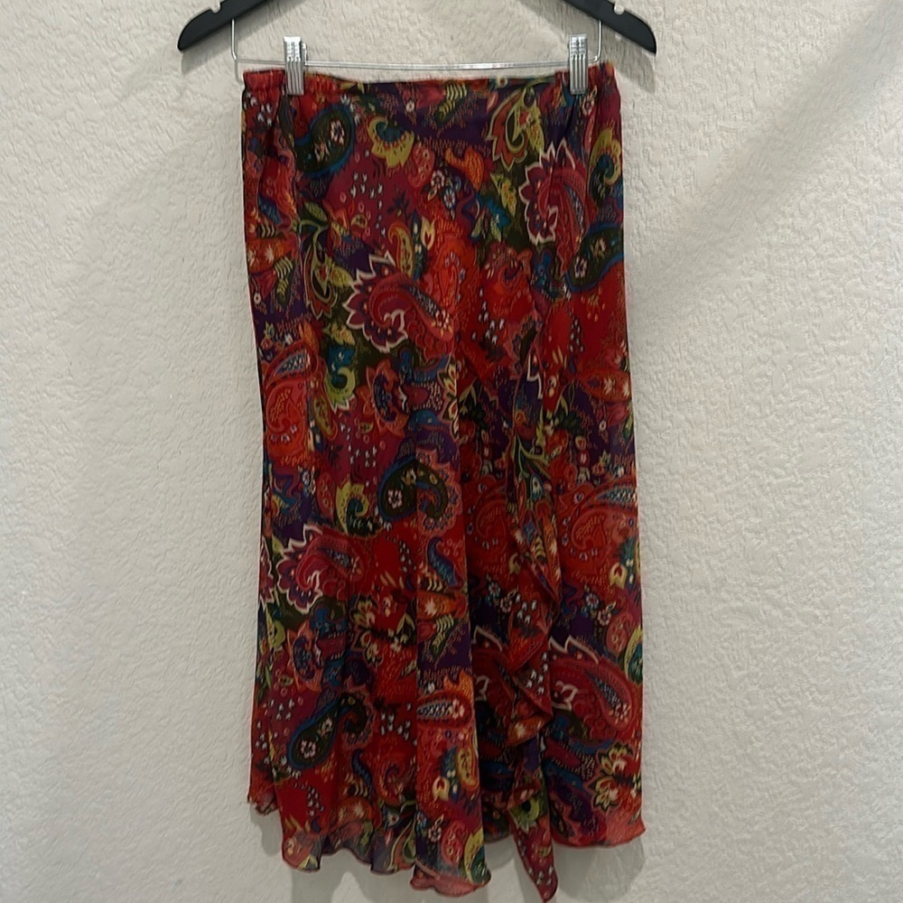 Coldwater Creek floral skirt  size small